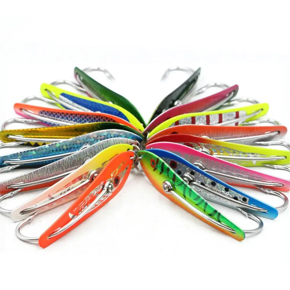 

Portable Sequins Durable Treble Hook Spoon Spinner Crank Bait Fishing Lure