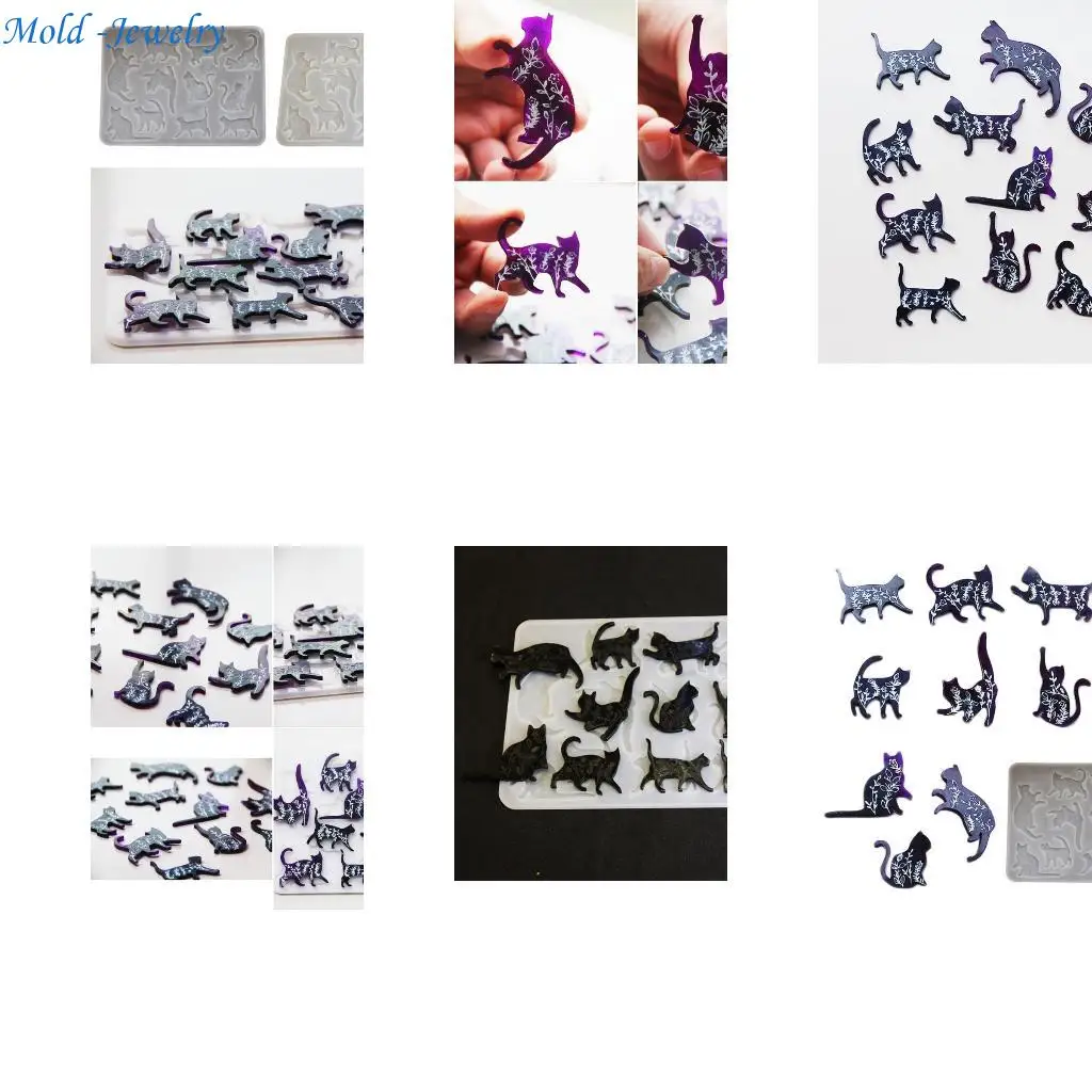 

69HB High Quality Silicone Mold for Beautiful Pendants Crystal Silicone Mold for Crafting Animal Pendants Crafting Moulds