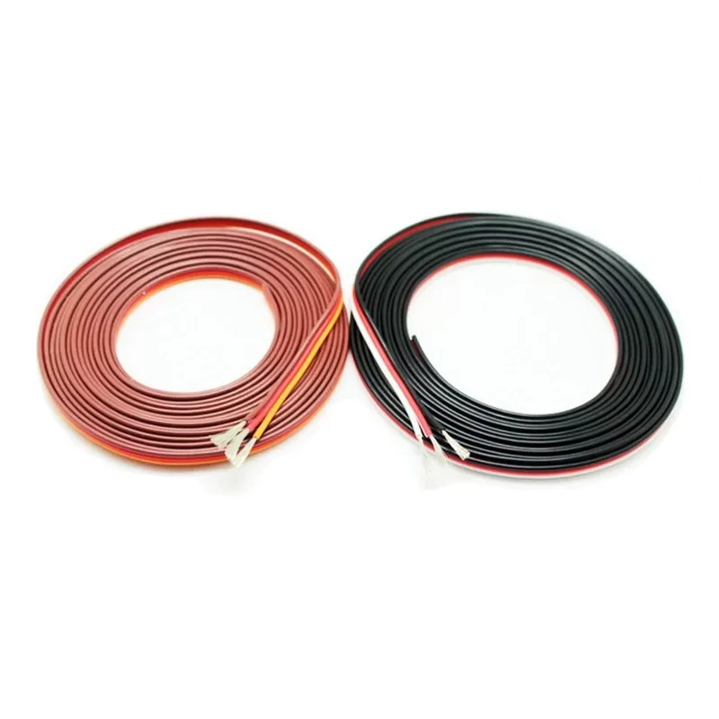 5 Meters 26AWG/22AWG JR Futaba Servo Extension Cable Wire 30/60 Core Lead Anti-interference For RC Model DIY Accessories