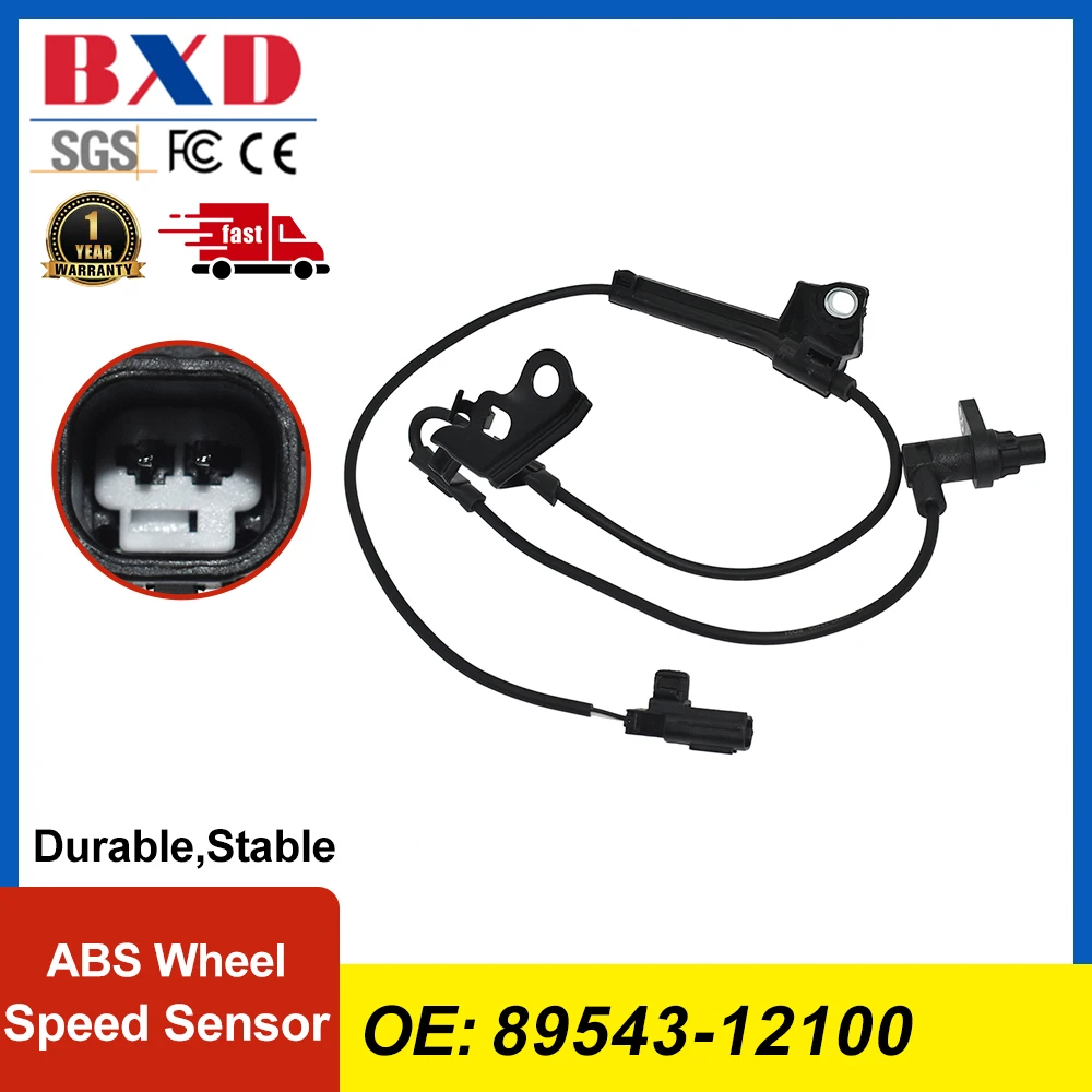 

Baixinde Front Left ABS Wheel Speed Sensor 89543-12100 for Toyota Corolla L4 1.8L 2.4L 2009 2010 2011 2012 2013 89543 12100