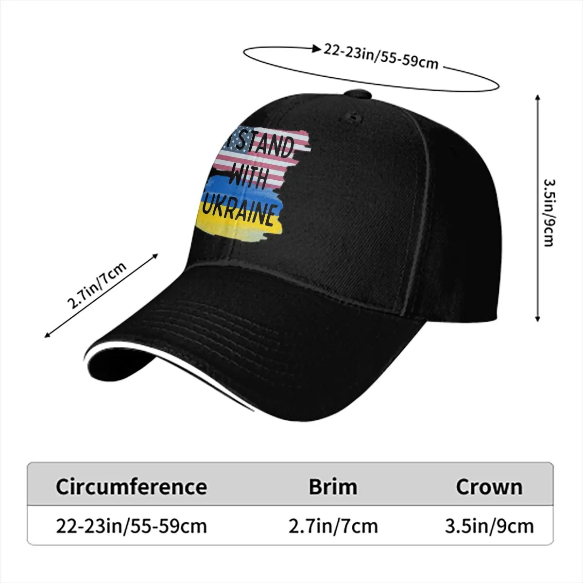 Light Background Ukraine Ukrainian Sunprotection Cap Sun Visor Hip Hop Caps Cowboy Hat Peaked Hats