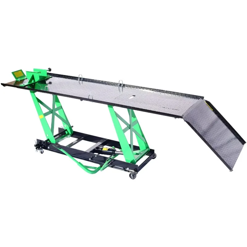 

2025 New Style1000 LB Capacity Hydraulic Motorcycle Lift Jack Stand For Mechanics Workshops And Home Use