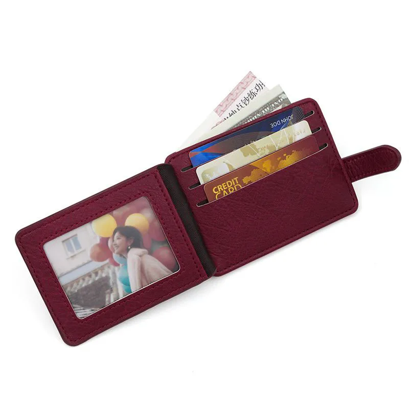 New Card Bag Zipper Thin Coin Purse Fashion Bus Bank Card Cover Wallets Credit Card Holder Pocket Change Card Bag