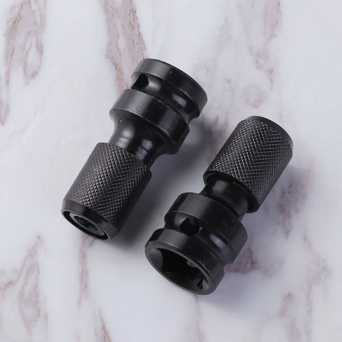 

Комплект из 2 шт. быстросъемных переходников для ударного гайковерта: с квадратным хвостовиком 1/2 на гнездо 1/4, адаптер для дрели