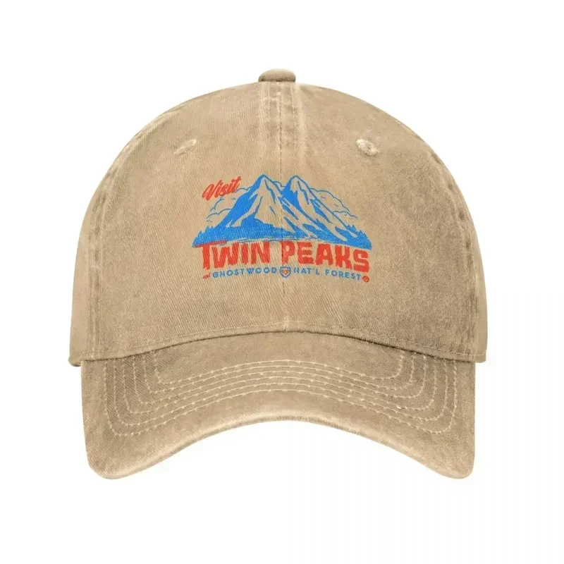 Y2K Visit Twin Peaks Cowboy Trucker Cap Fluffy Caps Male Women'S Hat