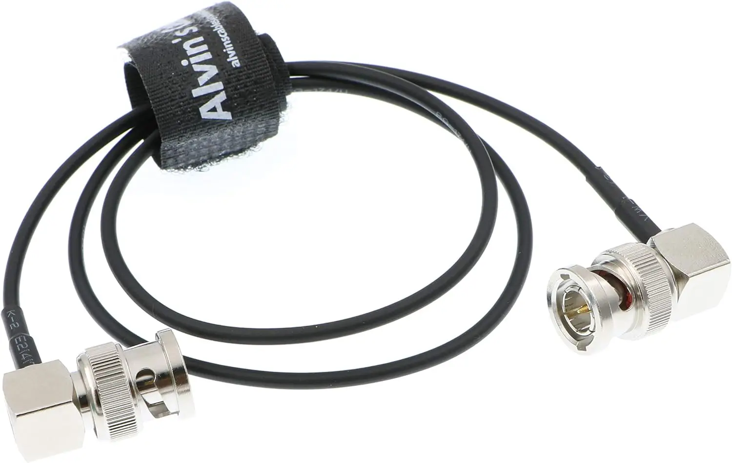 

​​Alvin's Cables 3G BNC HD-SDI Cable Thin Flexible Dual Right Angle 60cm/23.6in for Sony FS5/FS7/FX6, Atomos Monitor​