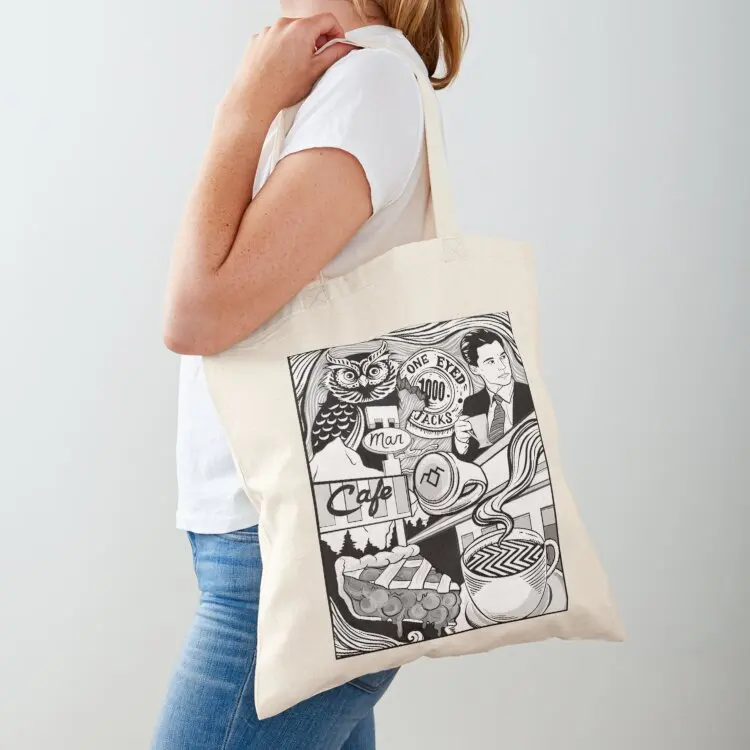 

Twin Peaks- Damn Fine Coffee Tote Bag Women's shopper bag Eco bag Cloth bags Gift bags