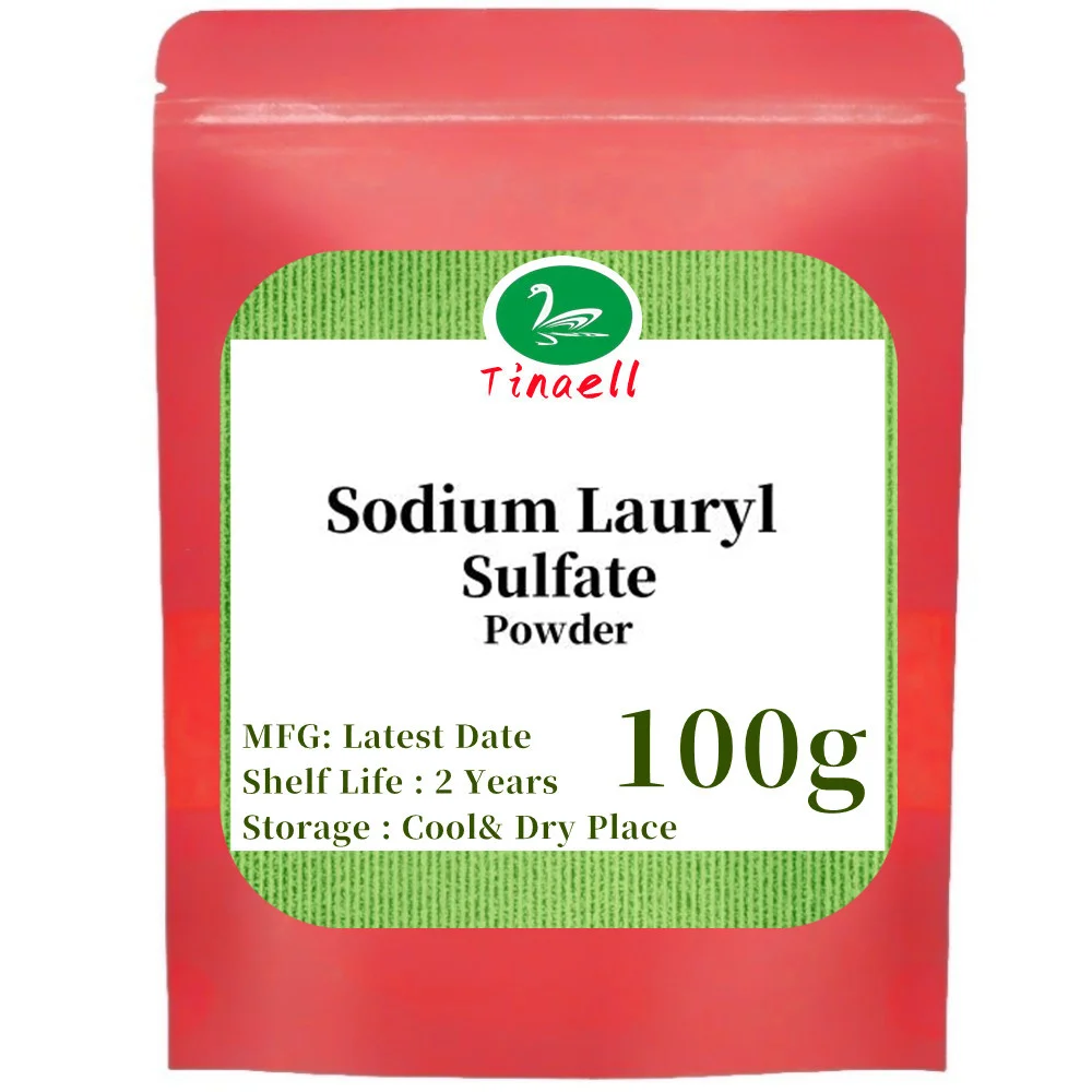 50-1000g Hot Selling Sodium Lauryl Sulfate Powder SLS Cleaning Foaming High Activity Surfactant Cosmetic Raw Material