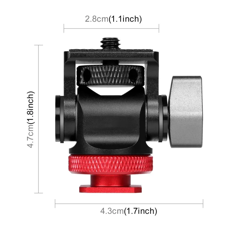 Ckhb-13D22 달팽이 소형 PTZ 브래킷 모니터 핫슈 베이스 SLR 카메라 일반 액세서리