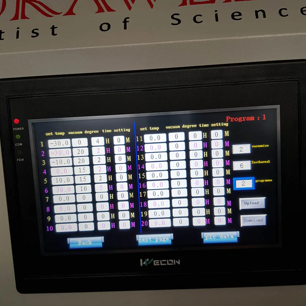 DW -18N liofilizzatore sottovuoto da banco da laboratorio per alimenti