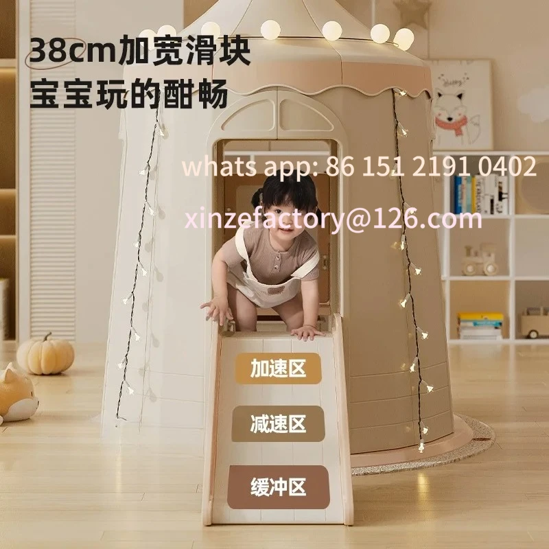 Customizable tent, with hood, suitable for home use, princess castle, universal for boys and girls, with base, children's secret
