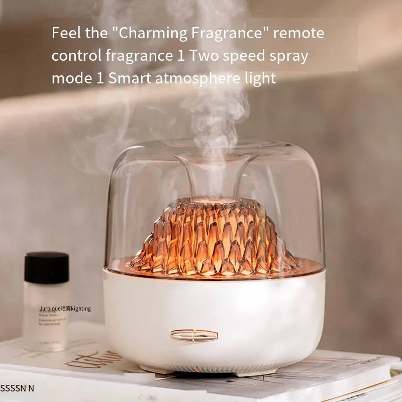 New Remote-Controlled Essential Oil Aromatherapy Machine, Bedroom Environment Rainbow Light, Ultrasonic Diffuser, Air Humidifier