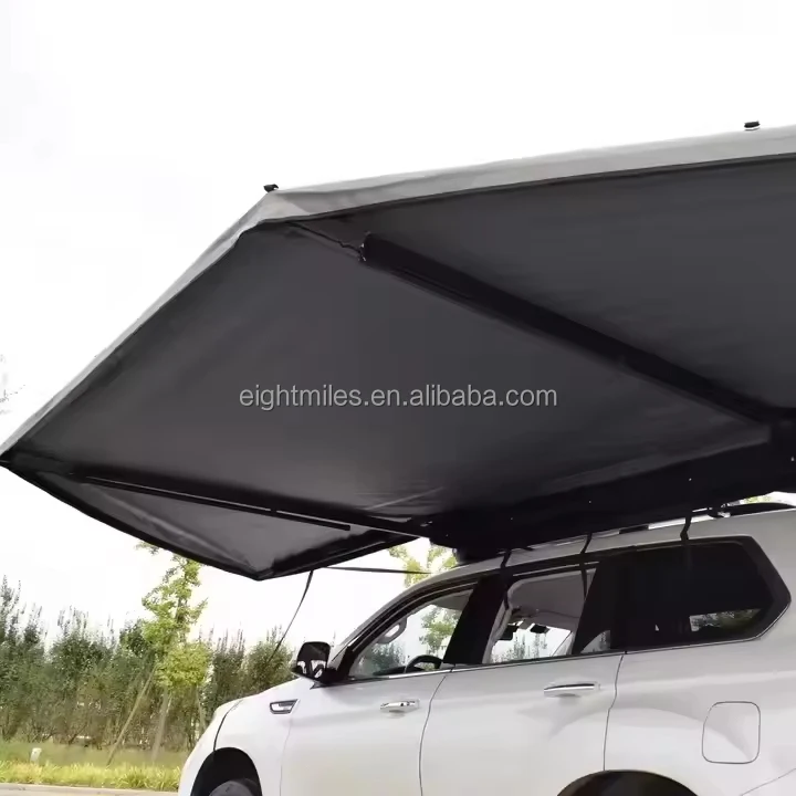 

WJW DZ LW Advanced Car Side 360 Degree Awning Outdoor Camping Sunshade Waterproof 4x4 off Road Car Roof Awning for Cars