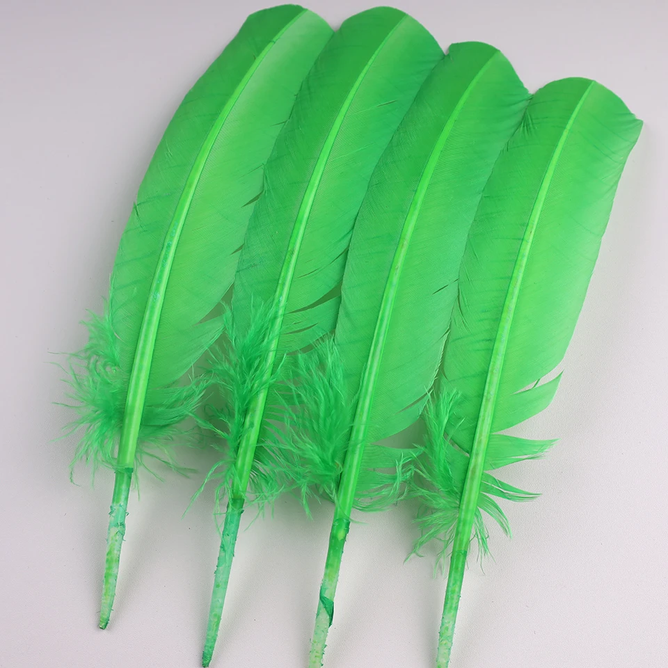 20 قطعة ريش تركيا ريش البط للحرف اليدوية أعمدة الأوز القلم اكسسوارات الحرف اليدوية الزفاف الديكور 25-30 سنتيمتر