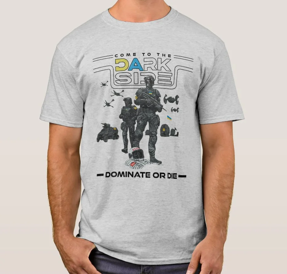 Come To The Dark Side.  Patriotic  Bounty Hunter T Shirt. 100% Cotton Short Sleeve O-Neck T-shirt Casual Mens Top