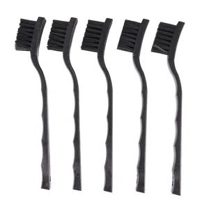 A95G 5 Pcs Black Non Slip Handle PCB Rework ESD Anti Static Dust Brush 17Cm