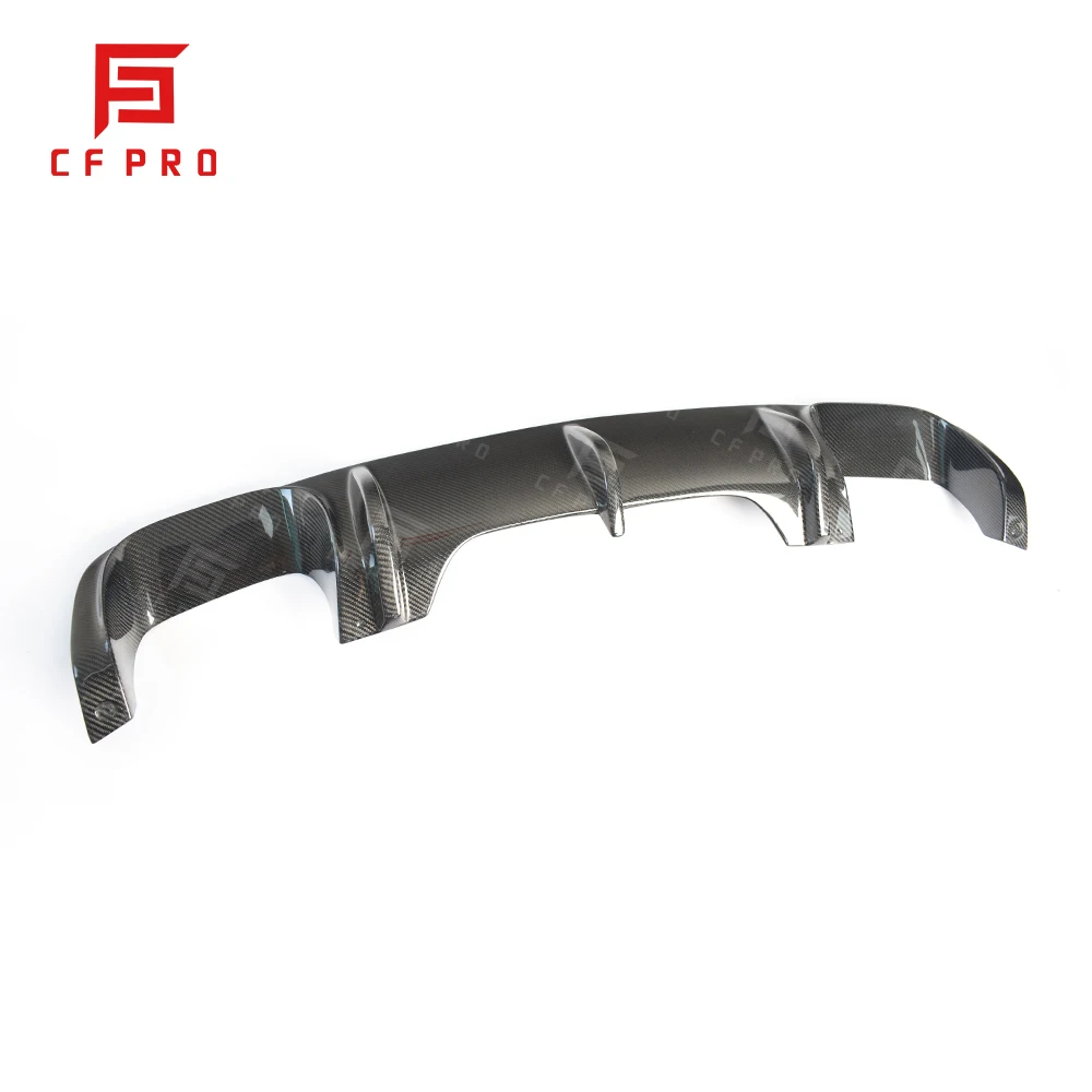 V Style Real Carbon Fiber Rear Bumper Diffuser Lip For BMW X5M E70 Rear Diffuser Spoiler Car Accessories