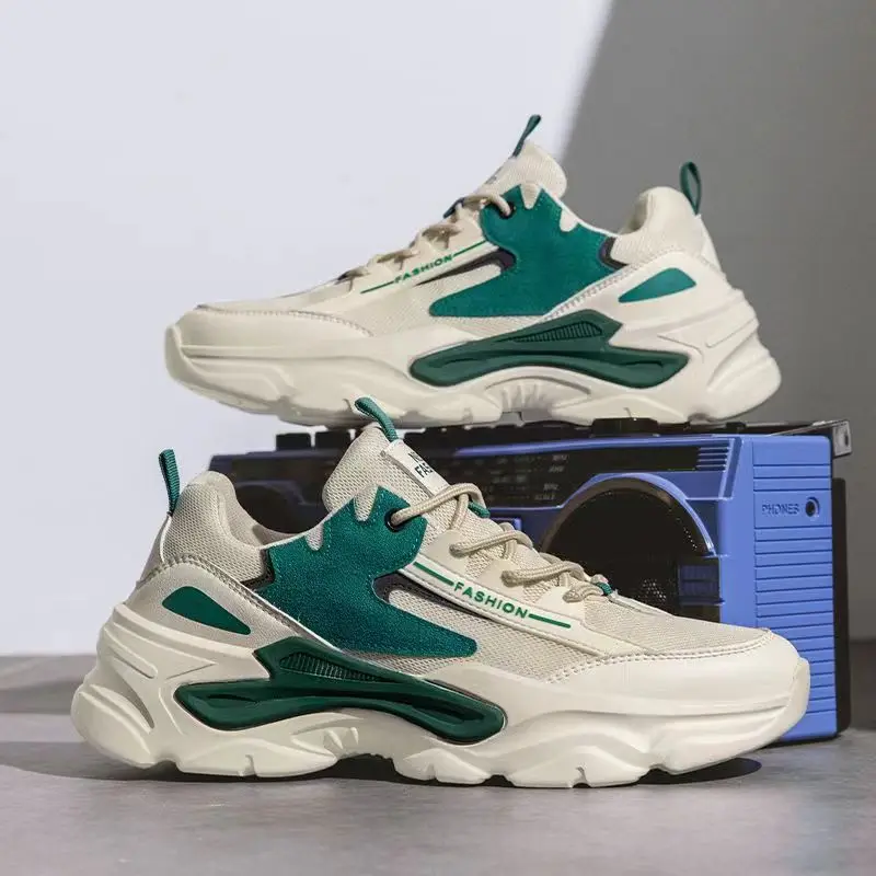 

New Men's Wear resistant Sneakers Fashion Versatile Casual Shoes for Youth Outdoor Breathable Lightweight Sports Parkour Shoes