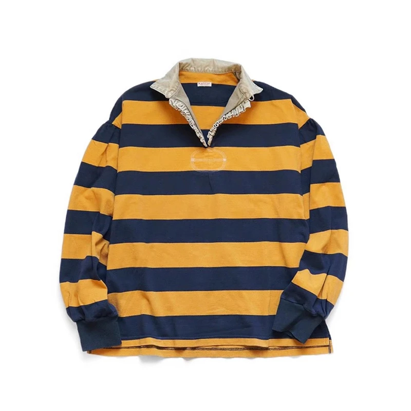 

25AW KAPITAL Japanese-style Casual Spliced Cotton Shirts Men Women Comfortable Versatile Loose Shirt