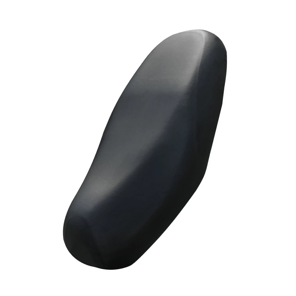 

Motorcycle Seat Cover Waterproof PU Cushion Protector Elastic Band Adjustable Long Seat Rain Cover Daily Use
