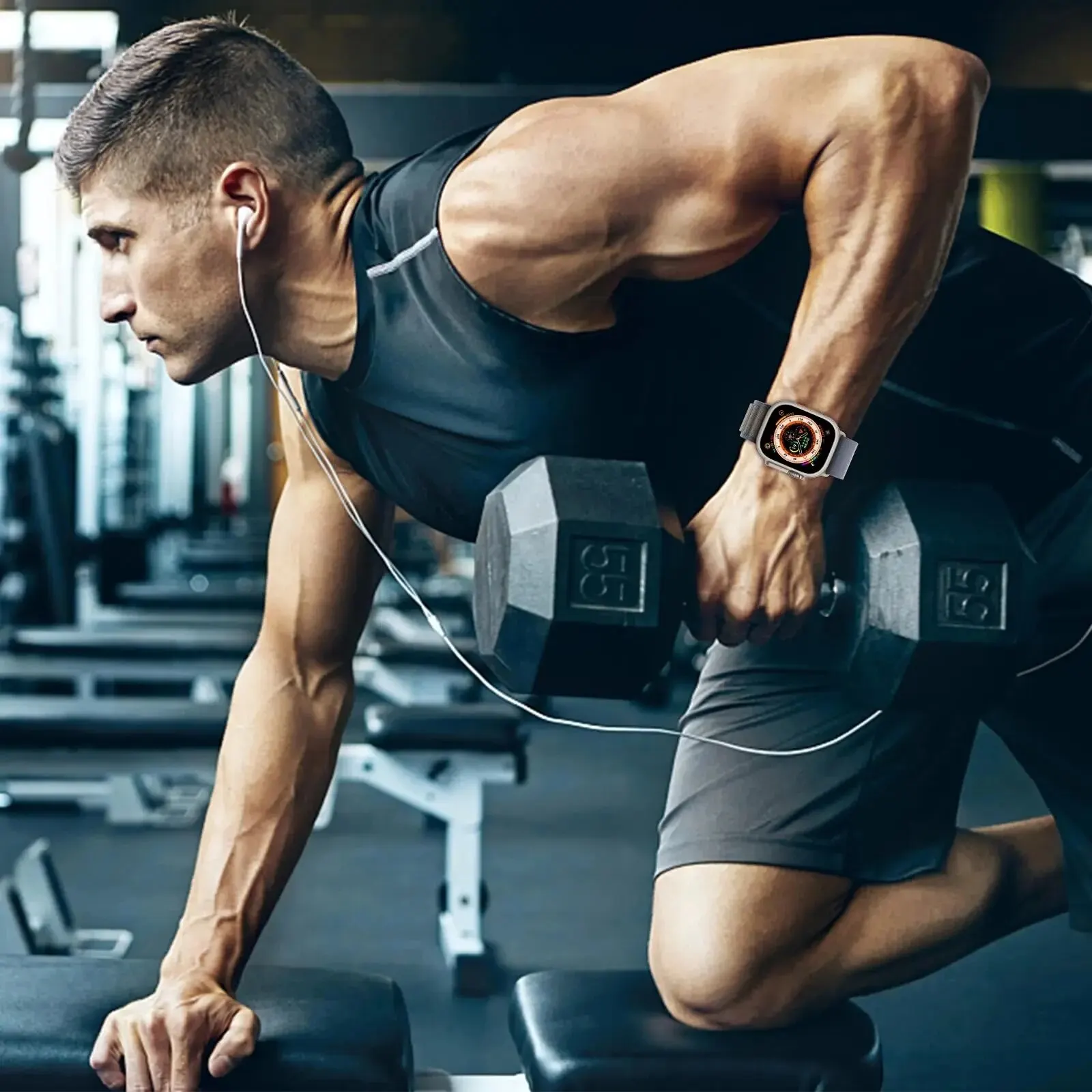 Ремешок Alpine для Apple Watch Band 49 мм 45 мм 41 мм 44 мм 40 мм, нейлоновый плетеный браслет для наручных часов Iwatch Series 6 7 8 Ultra