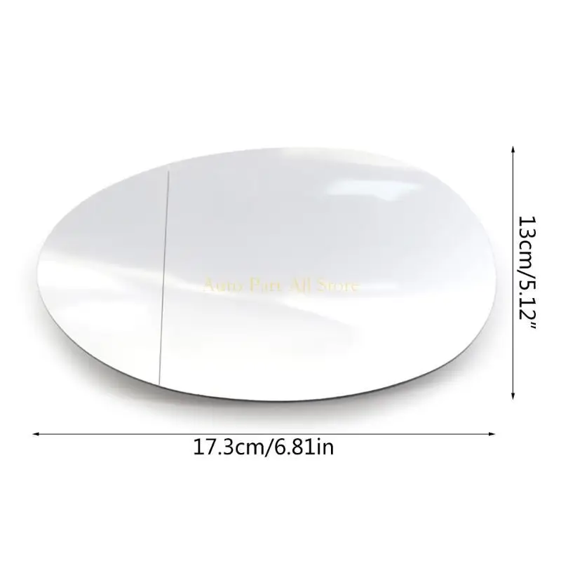 J0MA เปลี่ยนกระจกกระจกพร้อมคลิปสำหรับ MINI F54 F55 F56 F57 F60 ความร้อนขวา