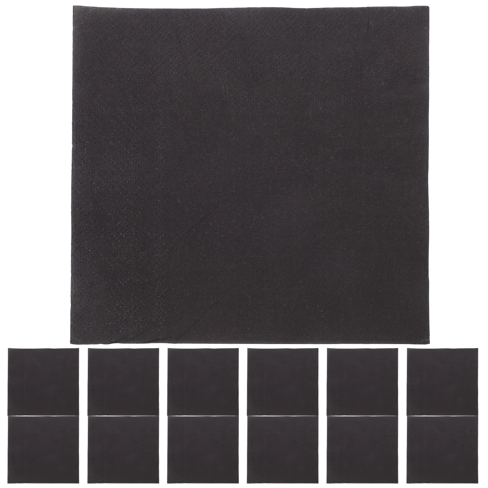 20 Sheets Lunch Napkin Small Napkins Disposable Colored Black Cocktail Wedding Paper Party