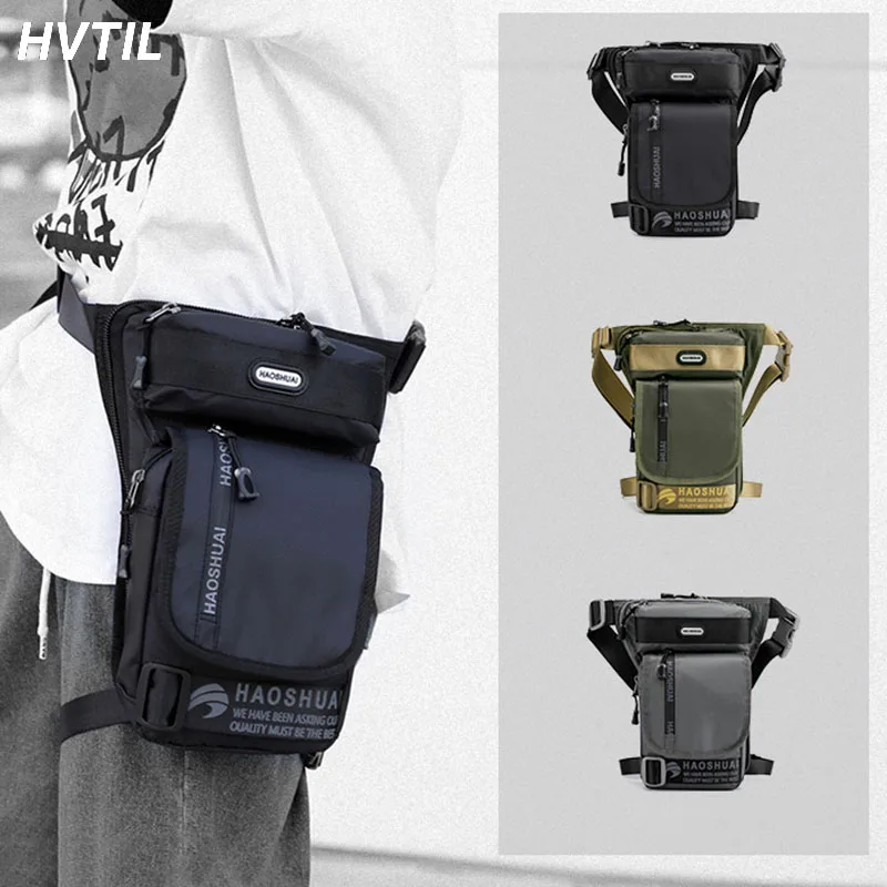 

HVTIL Outdoor Waterproof Cycling Leg Bag Multi-Function Tactical Fanny Pack Men Women Travel Luxury Chest Bag Kidney Hip Bumbag