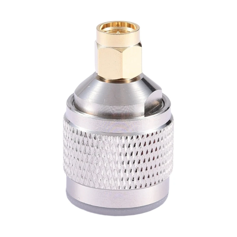 Conectores adaptadores coaxiales SMA para transmisión señal Conectores N-SMA cobre duraderos alimentador juntas RF