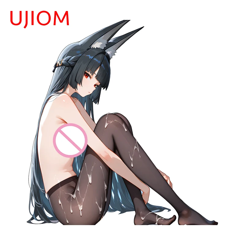 UJIOM Naked Zenless Zone Zero Miyabi Wall Sticker Alluring Sweet Girl Decal Attractive Living Room Wardrobe Vestibule Decoration