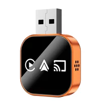 Nueva actualización 3 en 1 adaptador inalámbrico de enlace de espejo Carplay cableado instantáneo a conversión inalámbrica Plug & Play para iPhone/Android 2025