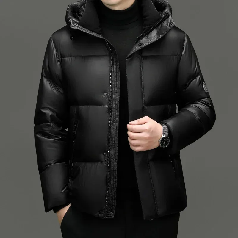 Short Down Jacket Duck Padding Designer Clothes Men 2025 Winter for 's Clothing Padded Male Coat