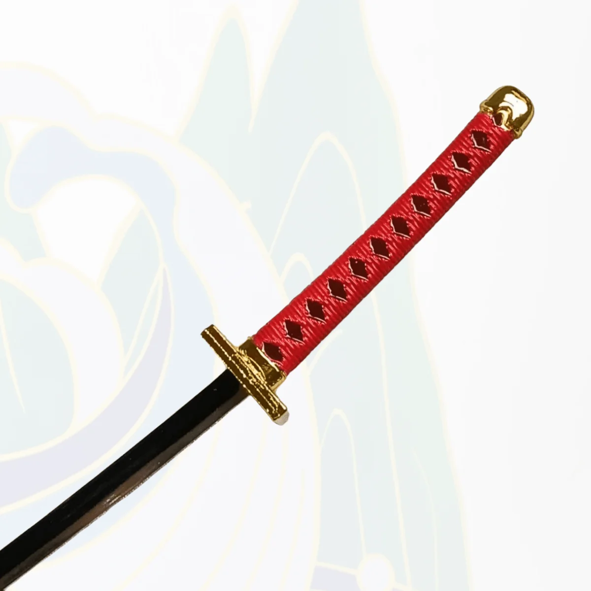 Épée Katana en métal Shiryu de 9.8 pouces, couteau Ninja, sabre de samouraï Original, sabre Katana japonais, accessoires de Cosplay Zoro, jouet accessoire