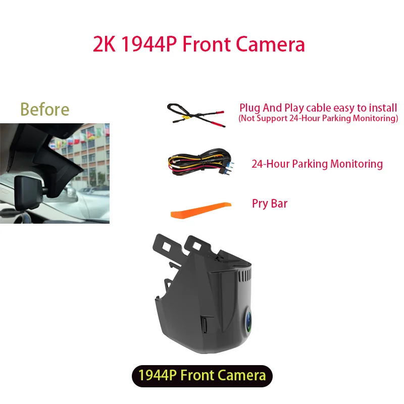 Plug & Play 4K Wifi Dashcam Camera Auto DVR voor BMW 1 2 3 4 5 6 7 8 Serie X1 F48 X3 X4 F26 X5 F15 X6 F16 X7 F11 F90 G11 G30