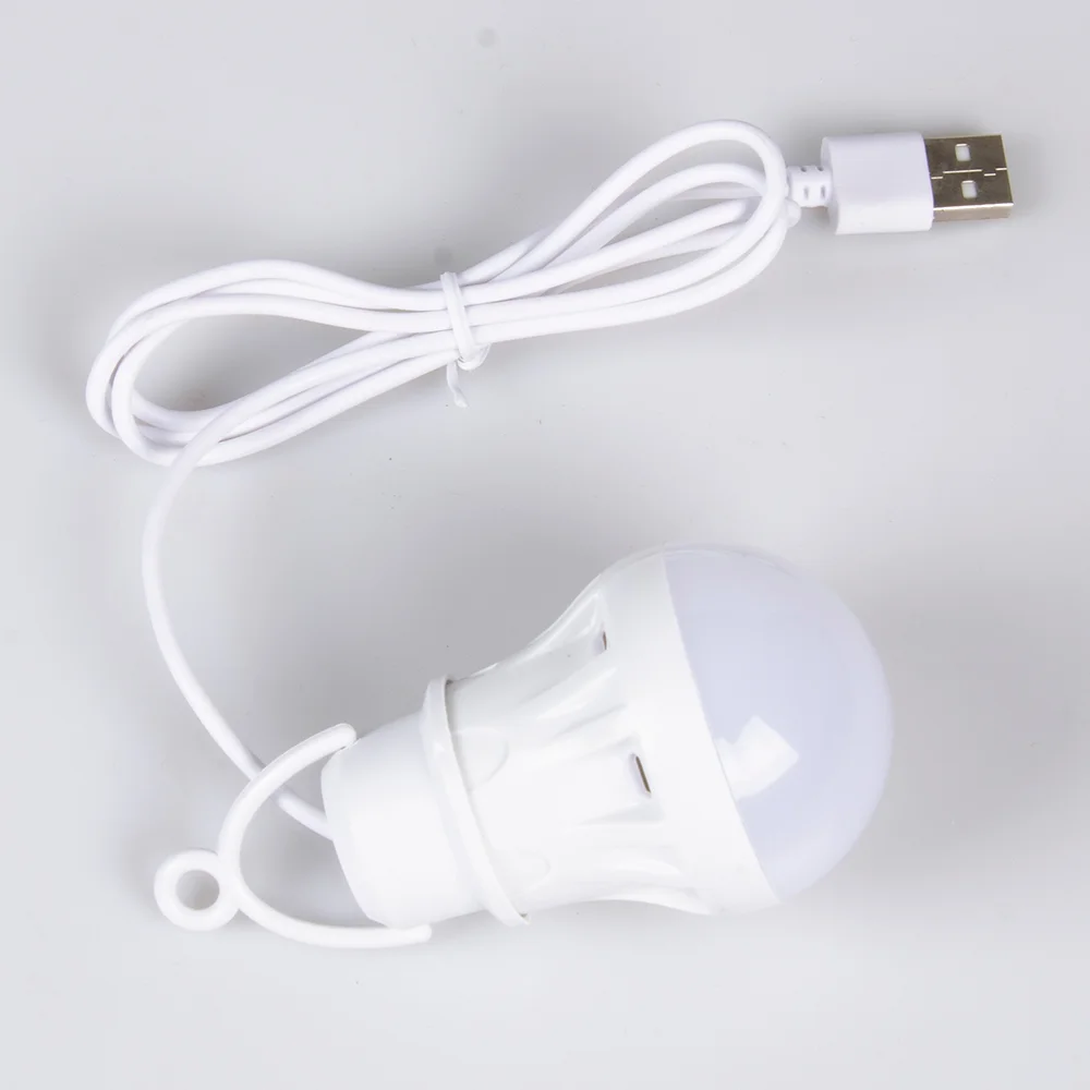 Mini 3W/5W/7W 5V USB Magnetic Lamp LED Night Light for PC/Notebook USB Interface Camping Trip (Cold White) Portable Camping Lamp