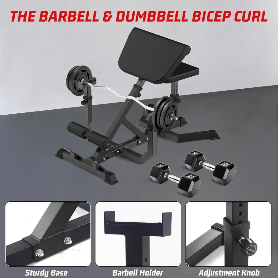 2in1 كرسي روماني مبلغ الضفيرة مقعد متعدد الوظائف الثقيلة Hyperextension مقعد للمنزل مع ارتفاع قابل للتعديل للأسلحة Ab B