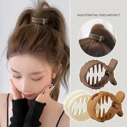 AISHG Frosted Mini Crab Hair Clip Women Fixed Ponytail Hairpin Fish Shaped Holder Barrettes Y2k Girls Hair Accessories Claw Clip