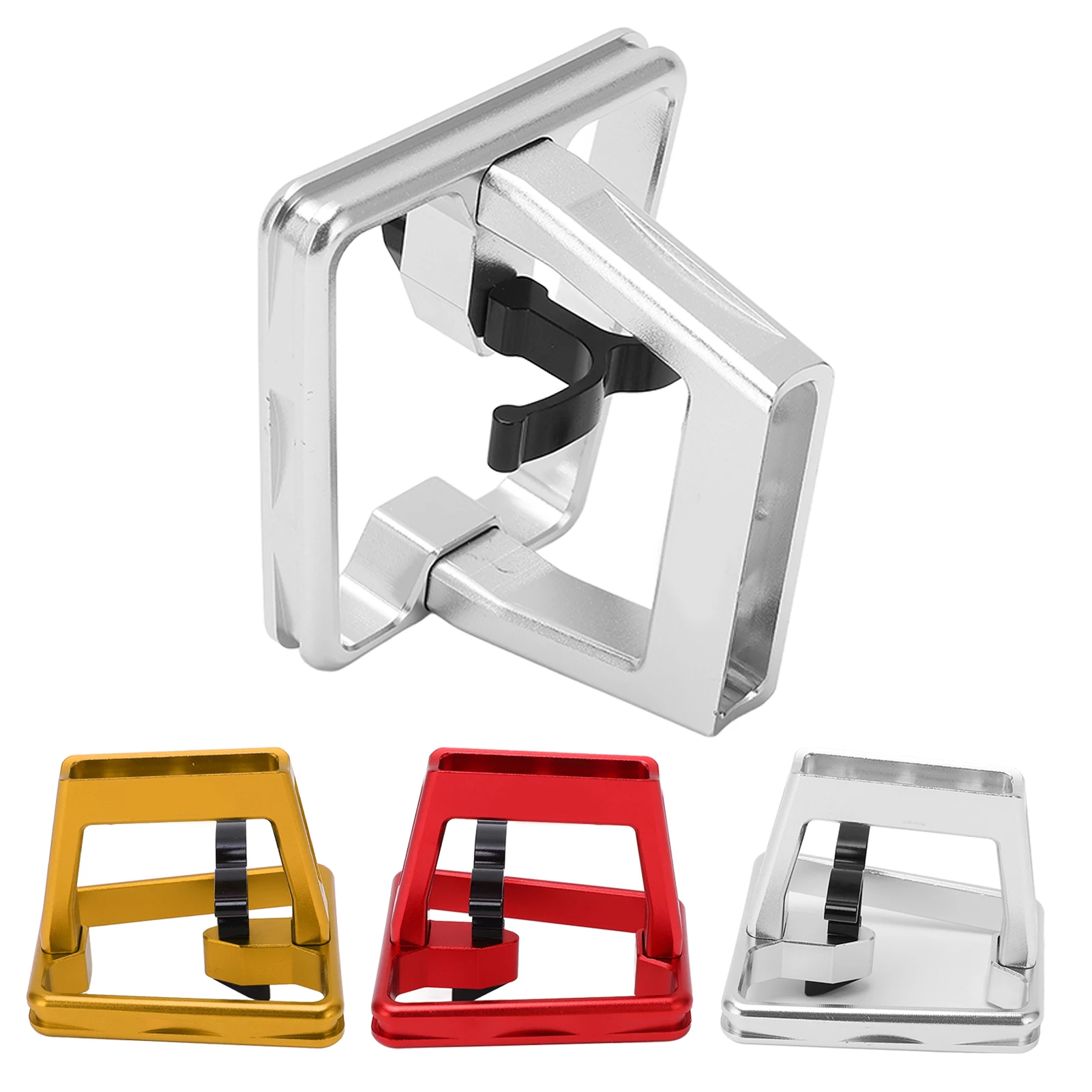 

Folding Bike Front Carrier Adapter Aluminium Alloy Hollow Carved Mount Base for Poday
