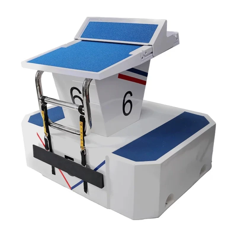 Swimming pool departure platform springboard standard special competition diving platform movable integrated anti-skid