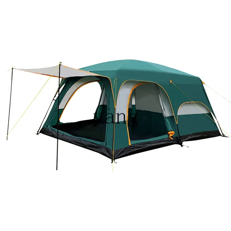 CX Park Camping Tent Two Rooms One Living Room Camping Outdoor Sunscreen Windproof Panoramic
