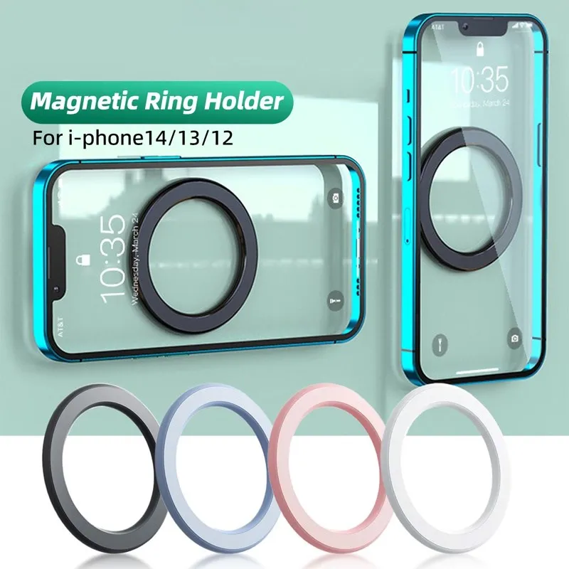 

Magnetic Ring Holder For iPhone 14 13 12 Magnet Wall Mobile Phone Holder Magnetic Car Phone Stand for Magsafe case ipad Tablet