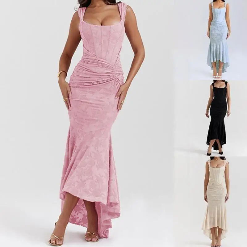 

Cross-Border New Summer Square Collar Casual Sportswear Set Men's Seven-Quarter Sve T-irt And ort Pants