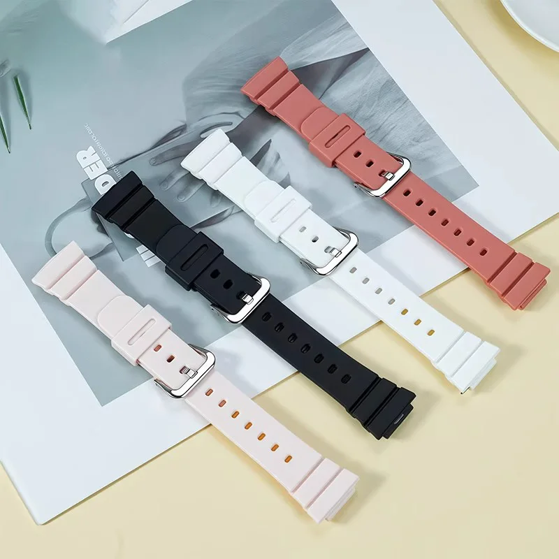 المطاط حزام ل كاسيو G-SHOCK GM-S2100 النساء الراتنج الإفراج السريع مقاوم للماء حزام الساعات خاص محدب سوار إكسسوارات