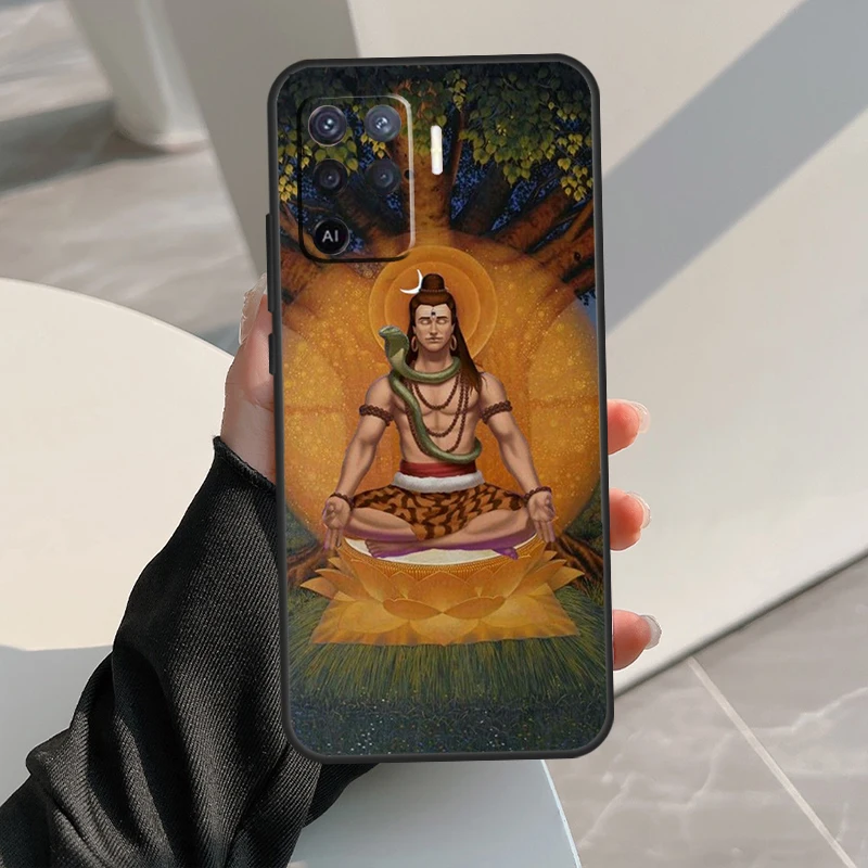 God Diety Hindu Ganesha Shiva For OPPO A74 A94 A54 A17 A77 A53 A57 S A58 A78 A98 A5 A9 A15 A52 A72 A93 A16 A76 A96 Case