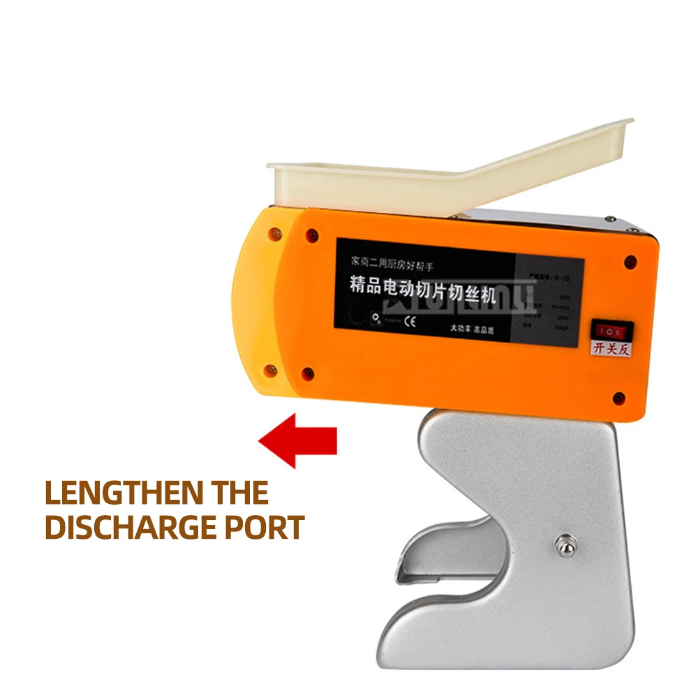 Rebanador eléctrico de alimentos, cortador comercial de tiras de carne fresca, máquina cortadora en cubitos, rebanador pequeño automático