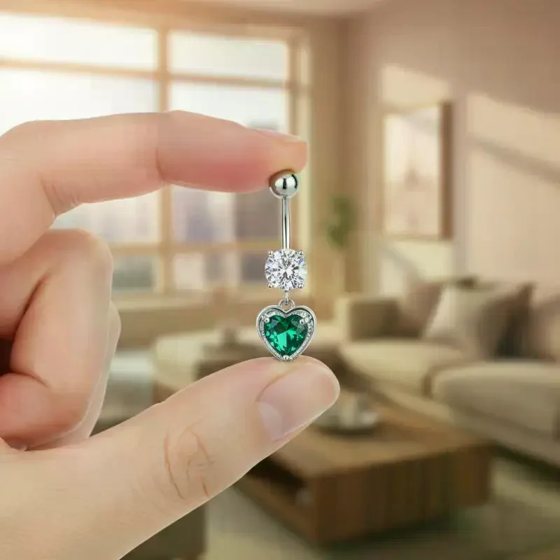 Gebogener Bauchnabelring mit H – Body Jewelry For Sensitive Skin Bewertung und Preis