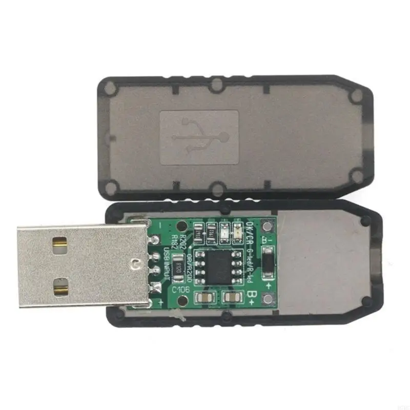 H7BC USB Single Cell 4.2V Battery Charging Adapter Module with Overcharge Protective 0.60A Output Induction Cable Male Plug
