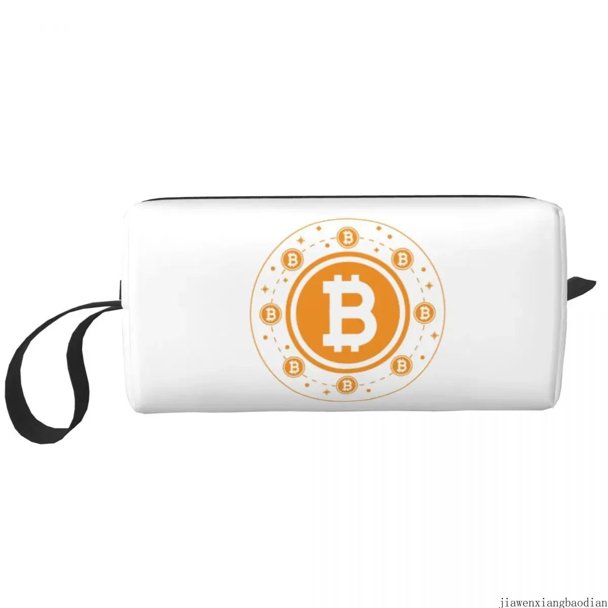 Crypto Bitcoin Magic Travel Cosmetic Bag Cryptocurrency Blockchain Btc Gift Makeup Toiletry Organizer Ladies Storage Dopp Kit