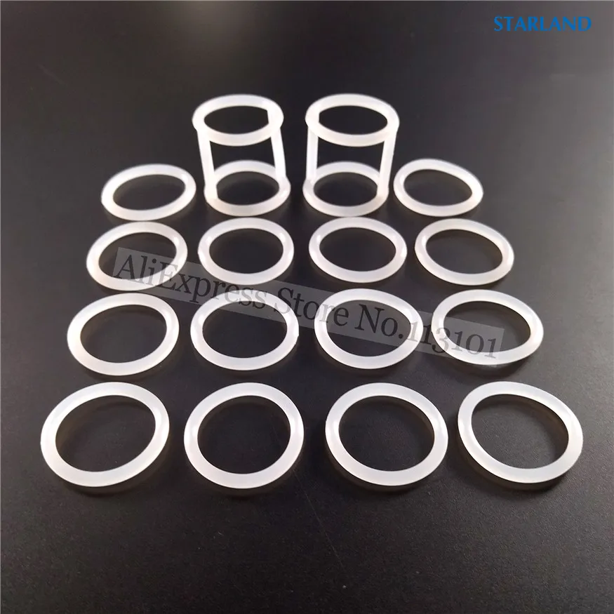 16 em 1 vedação o-rings válvula haste anel de vedação de silicone bql máquinas de sorvete macio acessórios fabricantes de sorvete novos acessórios