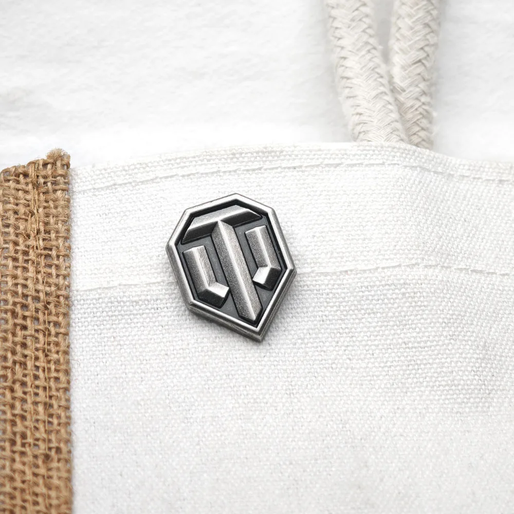 World of Tanks Metall-Emaille-Anstecknadel WOT-Spiel-Logo-Brosche Militärisches Schild-Abzeichen Reversnadel Gamer-Geschenk Itabag-Schmuck – Detail 5
